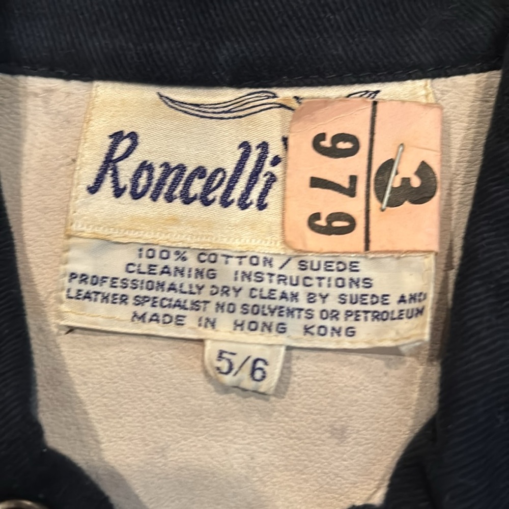 Women's Navy and Cream Jacket and Pants Set - Picture 3 of 6